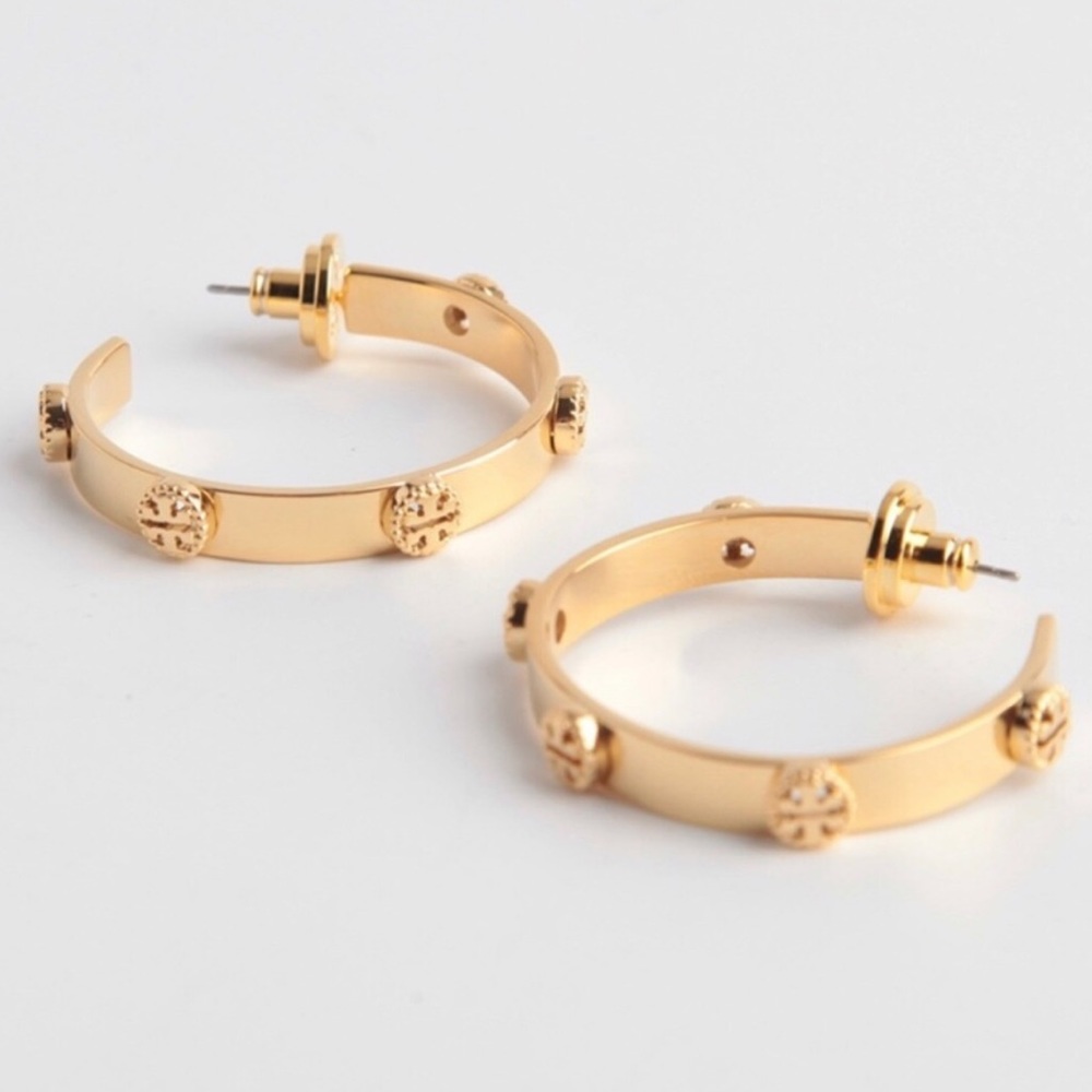 Tory Birch Milgrain hoops